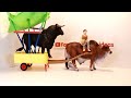 DIY How To Make Mini Cow Cart Bullock Cart Of Animals Horse Cart Mini Woodwork