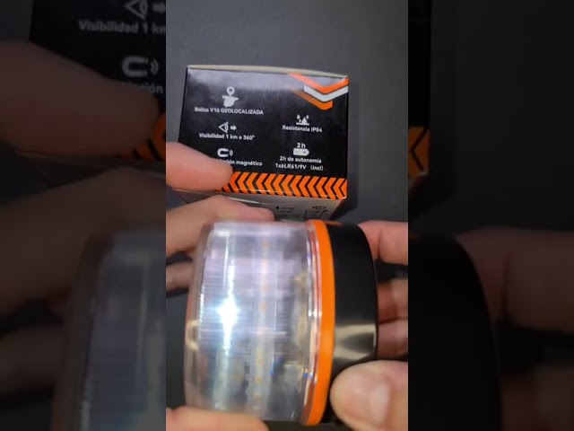 Vídeo relacionado con Alert Wise Baliza V16 IoT geolocalización MIROVI Compatible DGT 3.0 y Conectividad telefónica tech