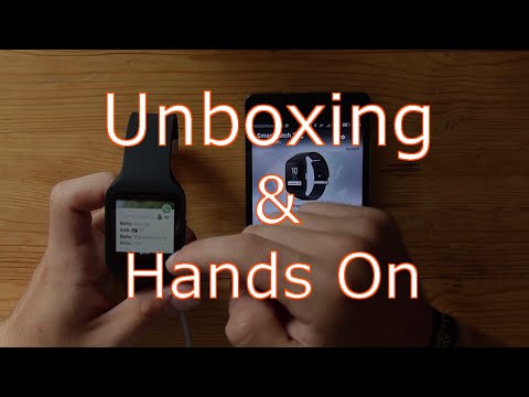 Sony Smartwatch 3 Unboxing & Hands On