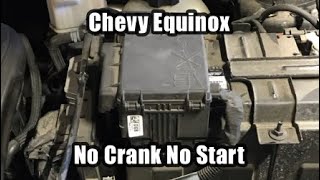 Chevy Equinox No Start No Crank (Brake To Start Message)  (2018-2024)