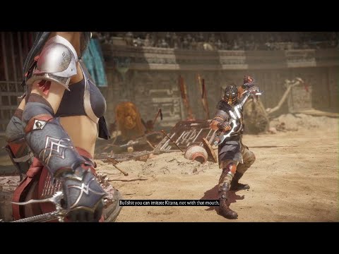 Mileena imitates Kitana