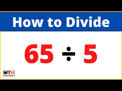 65 divided by 5 (65÷5) | Long Division