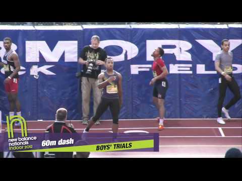 Boys 60m Heat 2 - New Balance Indoor Nationals 2012