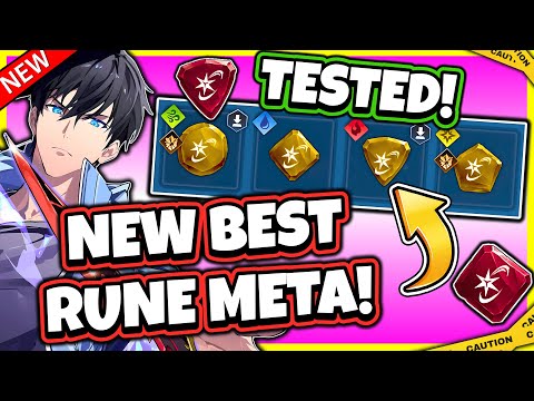 TESTED! NEW SKILL RUNES! BEST META SKILL RUNES?! WHICH SKILL RUNES TO GET [Solo Leveling: Arise]
