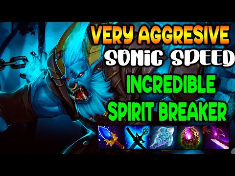 SPIRIT BREAKER - VERY AGGRESSIVE CARRY - NONSTOP TEAM FIGHT - DOTA 2 GAMEPLAY