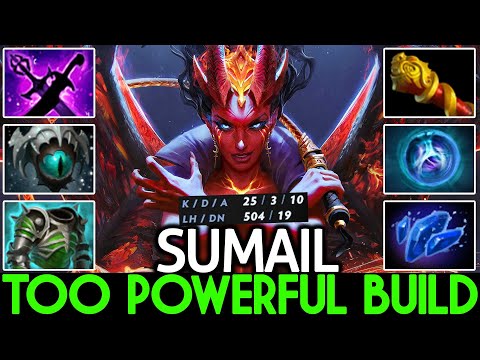 SUMAIL [Queen of Pain] King Back to Mid with Powerful Build Dota 2