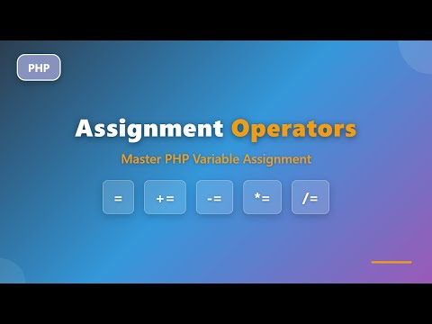 Php Assignment Operators