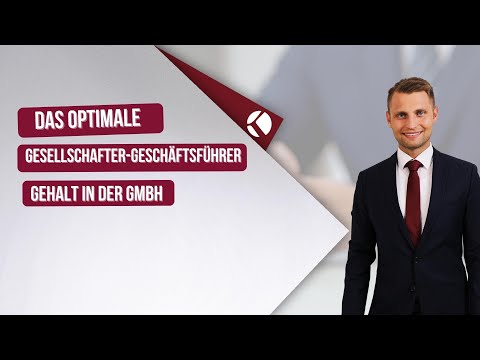 The optimal shareholder-managing director salary in the GmbH