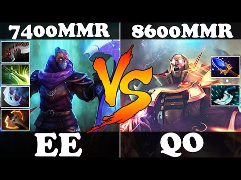 Dota 2 - Patch 6.87 EE 7400MMR Anti-Mage VS QO 8600MMR Invoker - Ranked Match Gameplay
