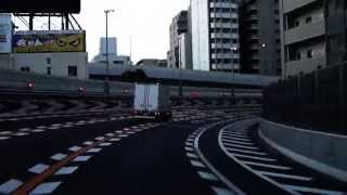 阪神高速環状線 大阪夜明け ドライブ Osaka Loop Daybreak Drive Japan