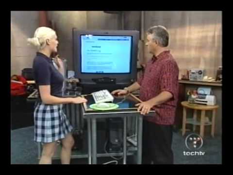 Morgan Webb, The Screen Savers 2002 old set