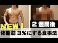 【ボディメイク】体脂肪・体重を落としてバリバリになる方法！色んな選手に聞いた研究結果！