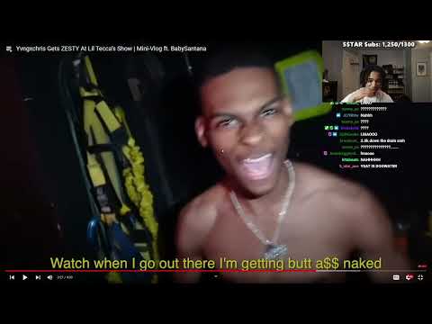 plaqueboymax Reacts to Bobbalam - Yvngxchris Gets ZESTY At Lil Tecca’s Show | Vlog ft. BabySantana