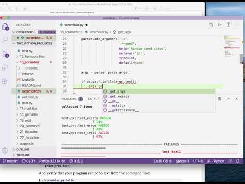 Tiny Python Projects Ch 16 Pt 2 Getting Started