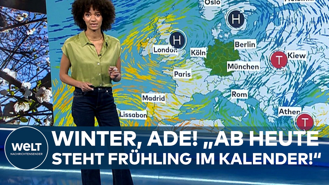 WETTERLAGE DEUTSCHLAND: „Ab heute steht Frühling im Kalender!“ Winter ade, aber nur auf dem Papier!