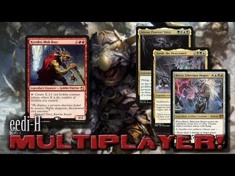 Krenko Mob Boss vs Atraxa Yarok & Breya | Commander EDH gameplay | eedi H tribalkai