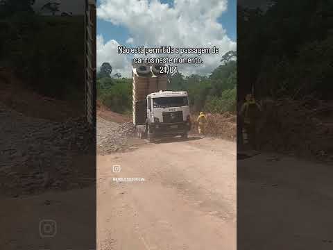 Situação da br que liga de bom jesus da selva para açailandia-Maranhão