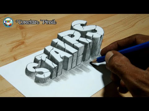 How to draw 3D STAIRS | DIY 3D Ladder