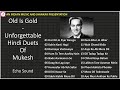 Old Is Gold Unforgettable Hindi Duets Old Is Gold Unforgettable Hindi Duets