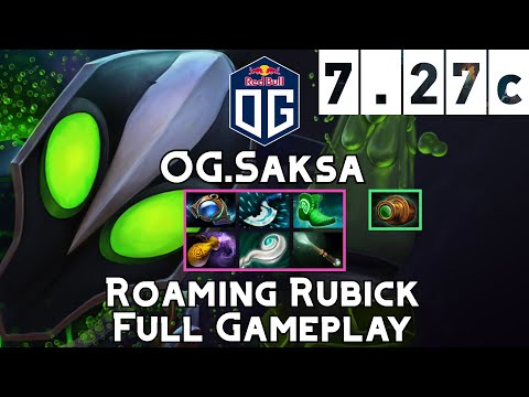 Rubick | OG.Saksa | Roaming Rubick Full Gameplay | 7.27c Full Gameplay