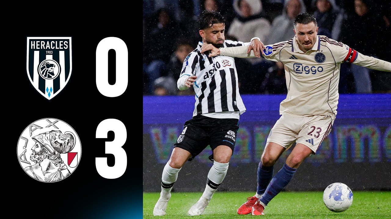 Heracles Almelo vs A Ajax Highlights