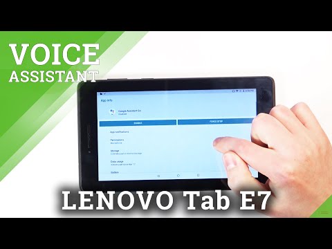 How to Turn On Google Assistant – Assistant Customization on LENOVO Tab E7