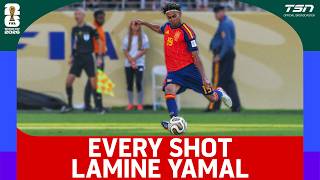 2026 FIFA 월드컵에서 LAMINE YAMAL이 찍은 모든 샷