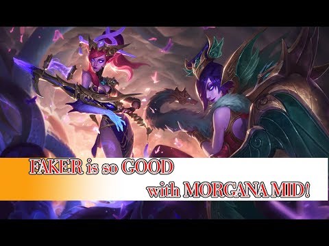 FAKER is so GOOD with MORGANA MID! - SKT T1 Faker Plays MOR