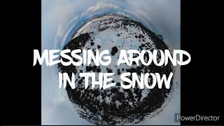 Messing Around In The Snow. DJI Mavic Air flight near Velez Rubio.