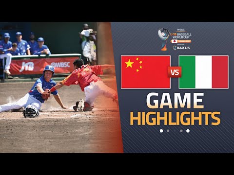 HIGHLIGHTS | 🇨🇳 China vs 🇮🇹 Italy | WBSC U-18 Baseball World Cup 2025