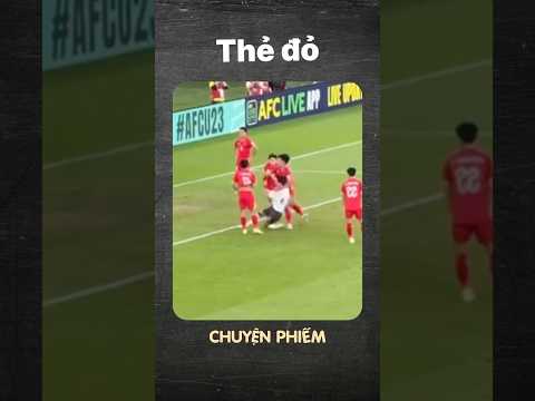 Thẻ đỏ không oan tí nào #funnyvideo #football #vietnam  #asiancup2027