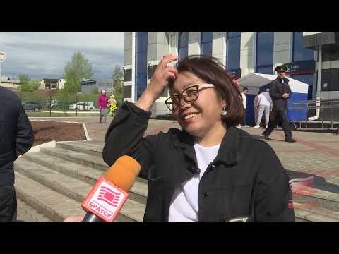 Театральный поезд, приехал в Братск
