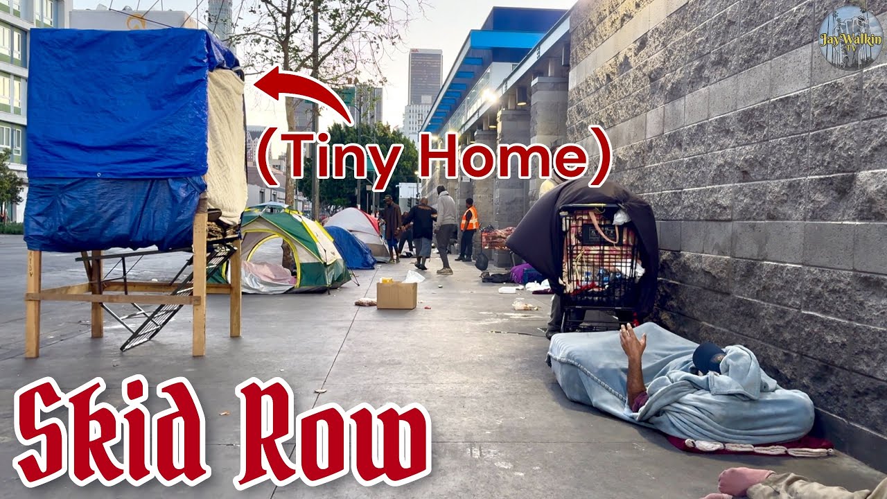 ⛺️Tiny Home w/ Stair Case 😳• Ep 79 | Los Angeles, California 🇺🇸 [4K]