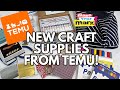 New Craft Supplies & Projects With TEMU!