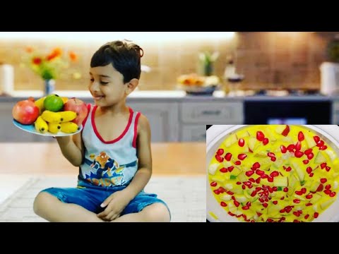 ಹಣ್ಣು ಕಸ್ಟರ್ಡ್ - fruit custard - fruit recipe   - Bhuvik manjyo