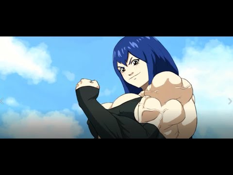 Anime girls muscle grwoth