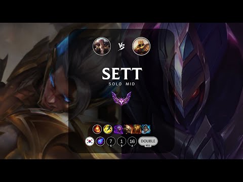 Sett Mid vs Azir - KR Master Patch 13.6