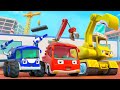 Construction Truck Song Excavator Crane Truck Nursery Rhymes Kids Songs BabyBus