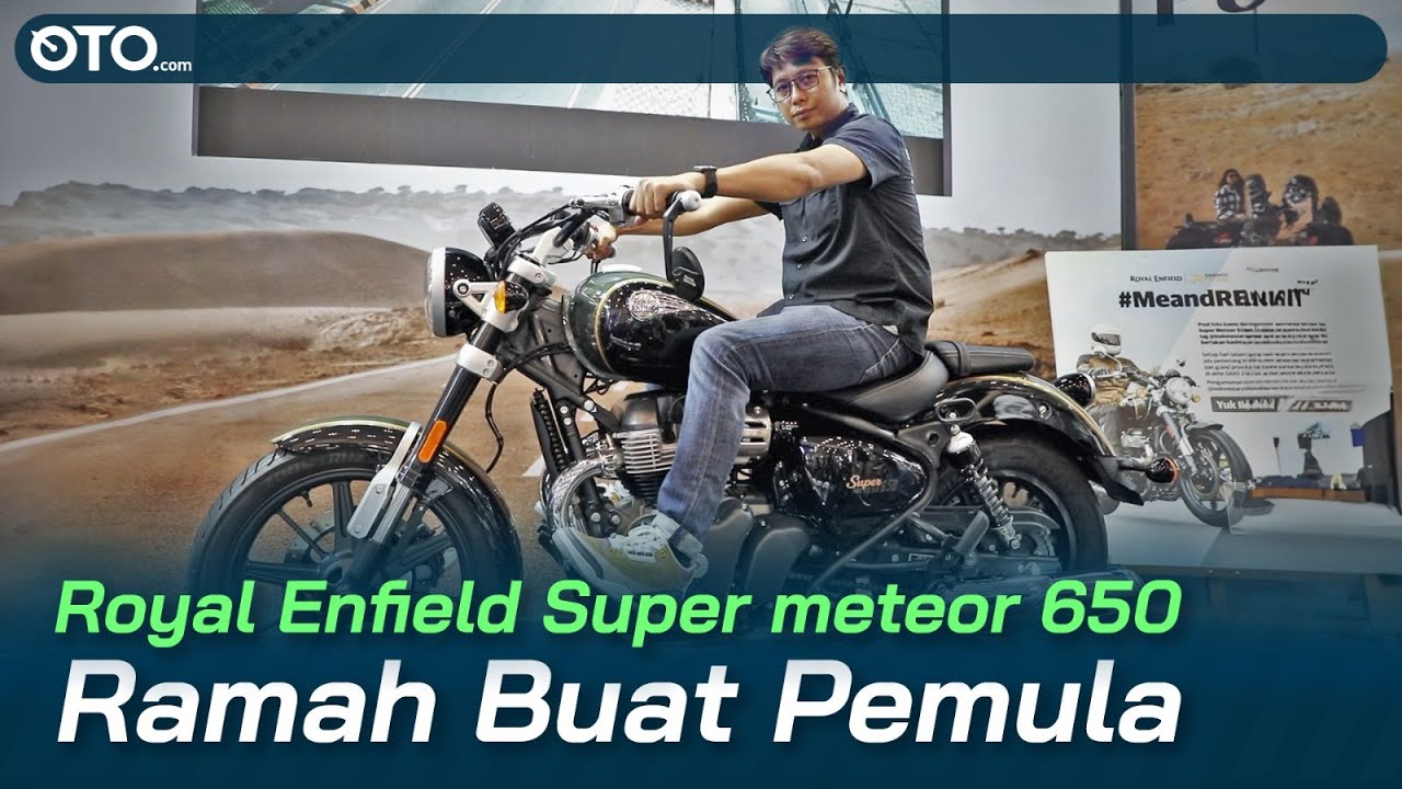 Royal Enfield Super Meteor 650, Posisi Riding Asik Nih! | GIIAS 2023