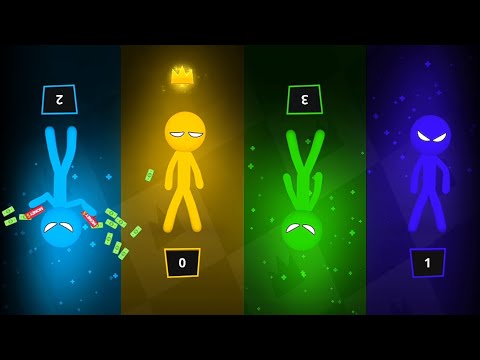 999 Stickman Random Party Tournament - Stickman Party 1 2 3 4 Player 2024 | DYAN