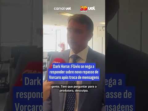 Dark Horse: Flávio Bolsonaro se nega a responder sobre novo repasse de Vorcaro