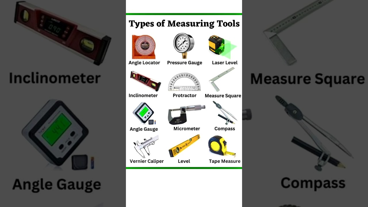 types of measuring tools #mechanicalengineering #tools types #measurementtools #measuringtool