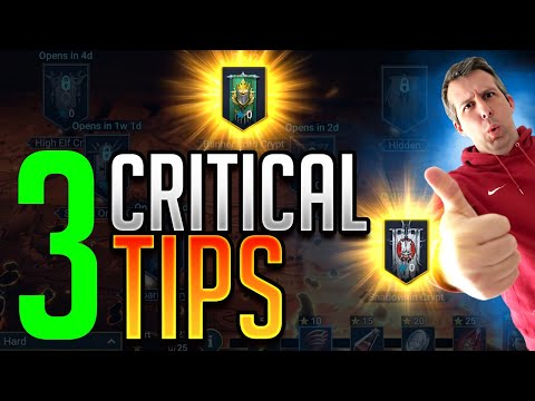 3 TIPS & FIRST PLAY THROUGH OF HARD FACTION WARS | Raid: Shadow Legends