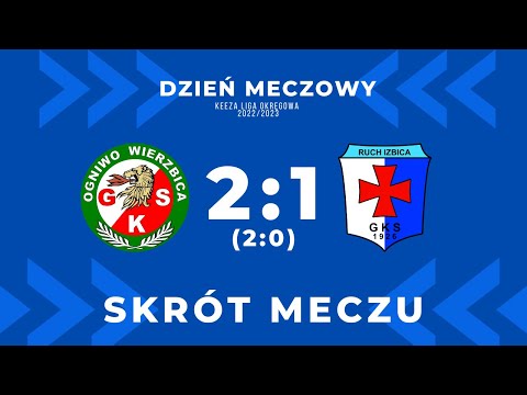 Ogniwo Wierzbica 2:1 Ruch Izbica - skrót meczu