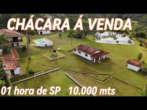202  CHÁCARA Á VENDA LAGO DE 2.000M² 01 HORA DE SÃO PAULO 10.000M² PORTEIRA FECHADA POR R$ 1.650.000