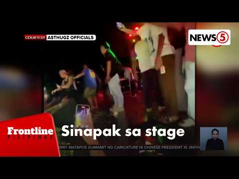 Cebuano vlogger na dumayo sa fiesta, sinuntok sa entablado | Frontline Pilipinas