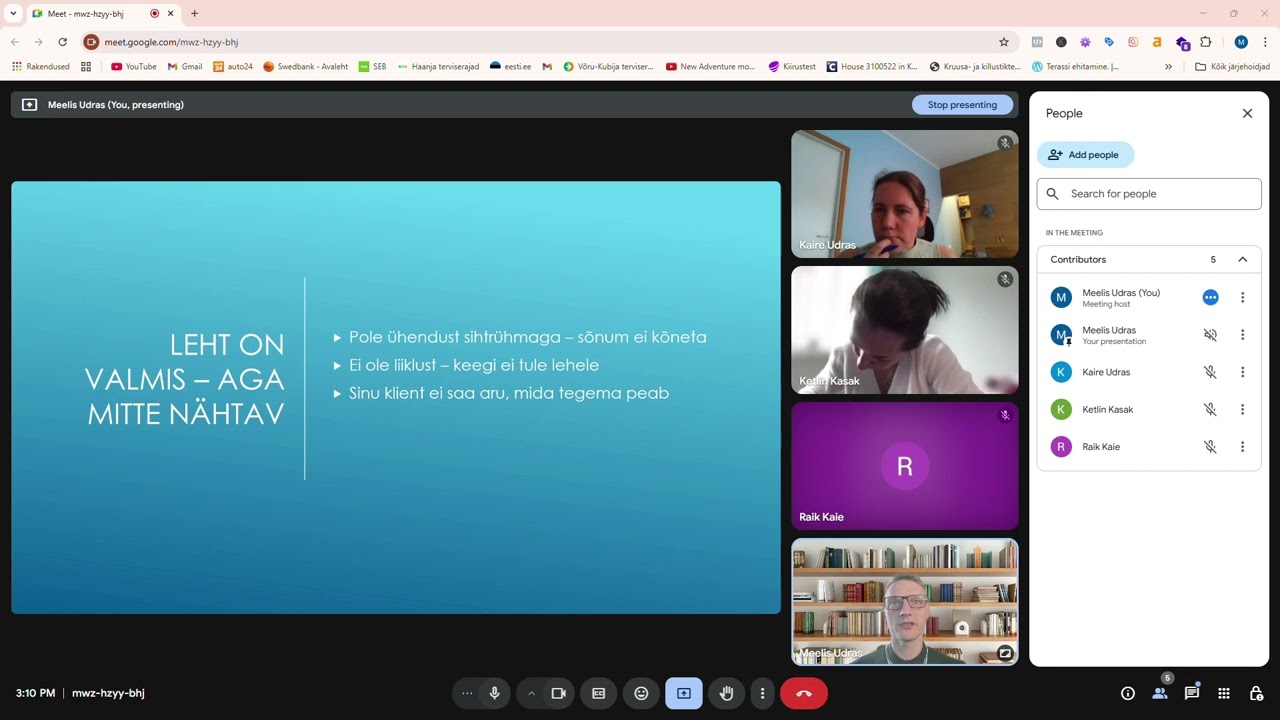 Miks valmis leht ei tööta ja mis siis saab