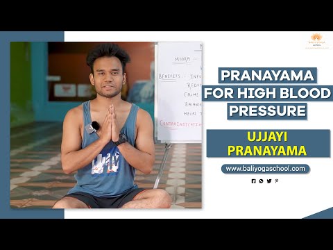 Pranayama For High Blood Pressure  | Ujjayi Pranayama | Bali Yoga School