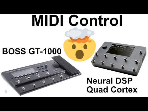 Quad Cortex: Using a GT1000 to MIDI control a Quad Cortex