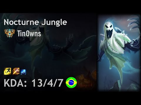 Nocturne Jungle vs Jarvan IV - TinOwns - BR Challenger Patch 7.19